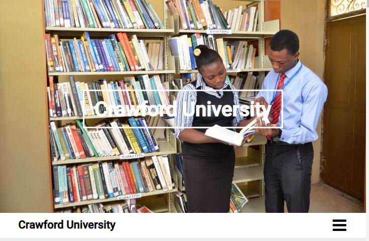 Crawford University Post UTME Past Questions and Answers