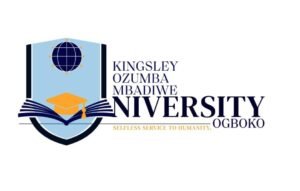 Kingsley Ozumba Mbadiwe University Post UTME Screening Form